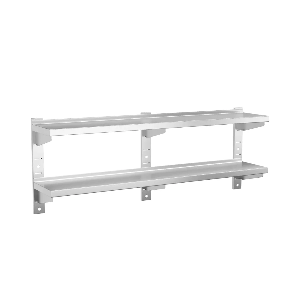 Wandregal Edelstahl Gastro WANJA 80 x 30 x 60 cm