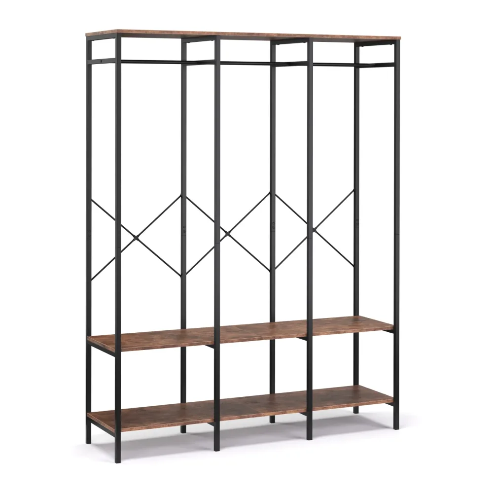 Garderobe Kleiderständer Vintage BONITA 141 x 180 cm