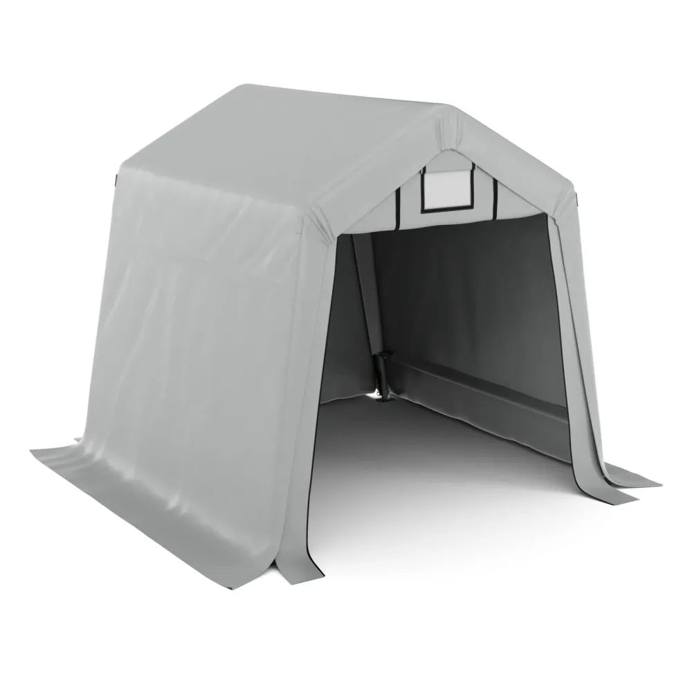 Zeltgarage Lagerzelt  1.8 x 1.8 m grau