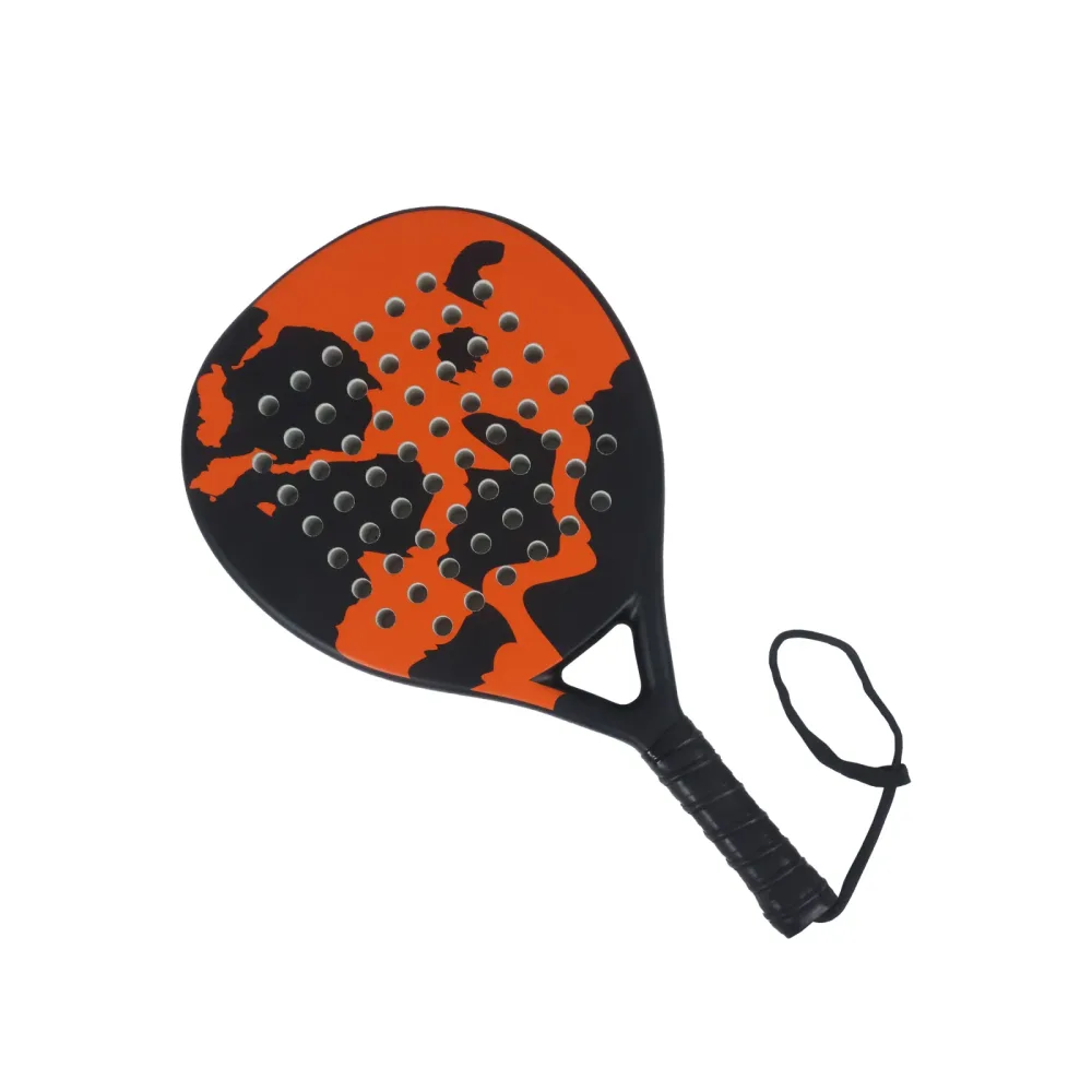 Padelschläger orange/schwarz