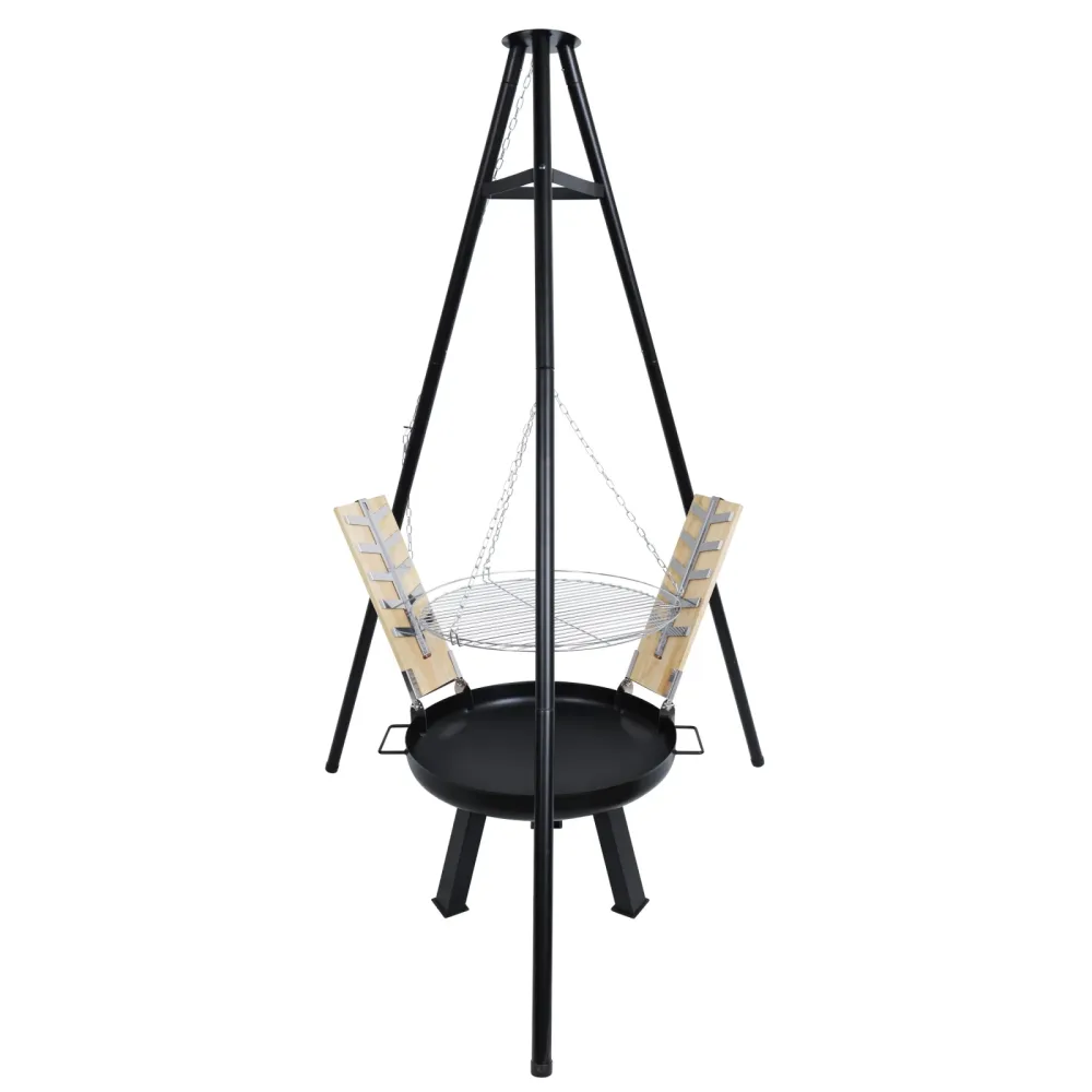 Dreibein 4-in-1 Grill mit Feuerschale