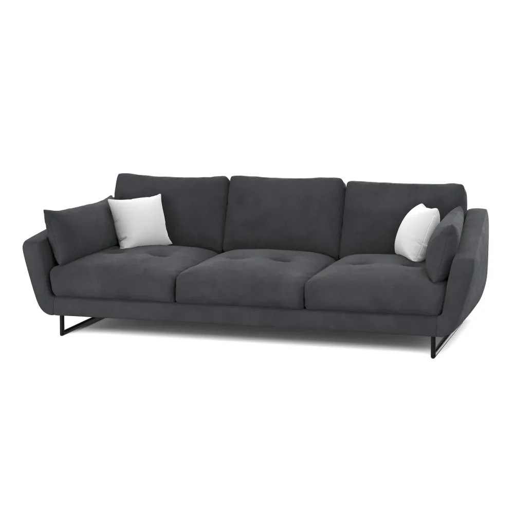 Sofa Samt DIYA anthrazit