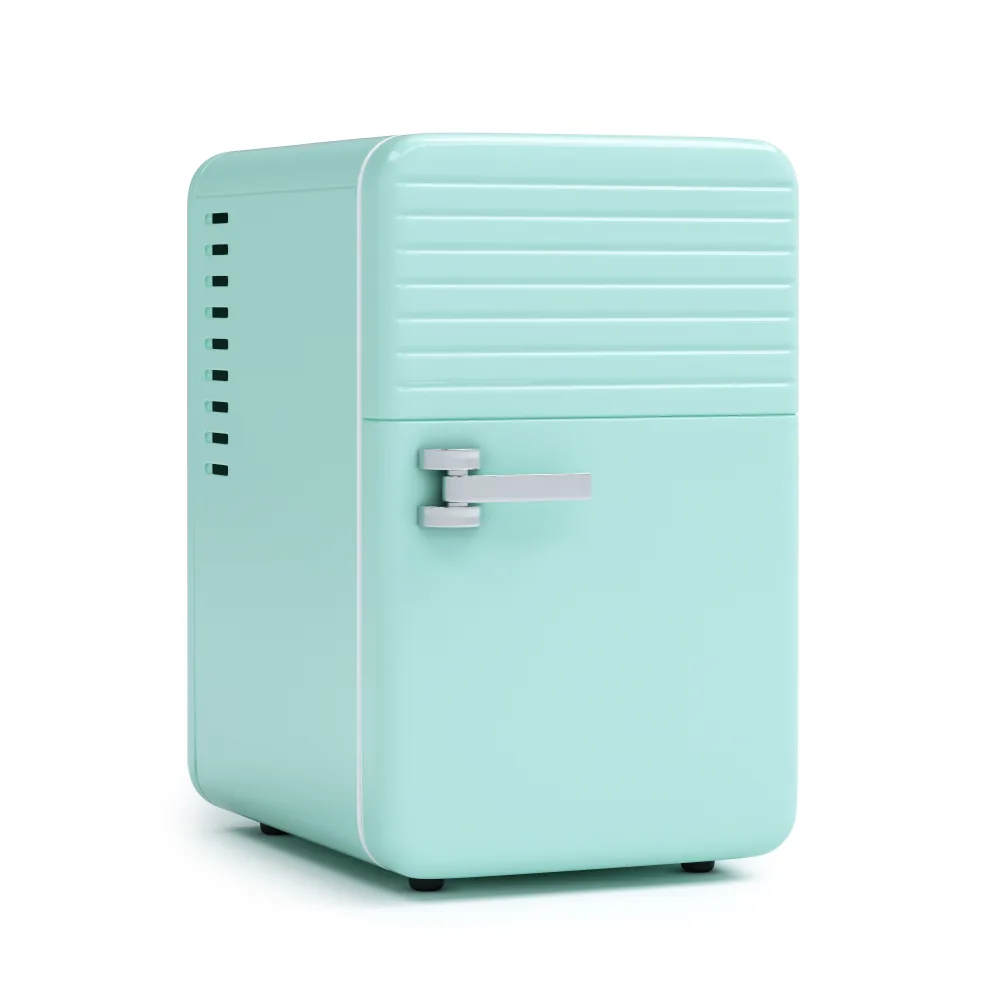Minikühlschrank Retro 6L tragbar mint