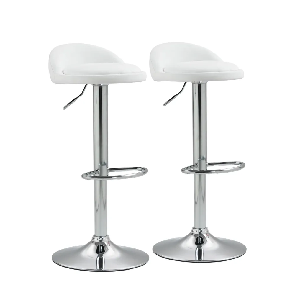 Barhocker LISA 2er Set weiss