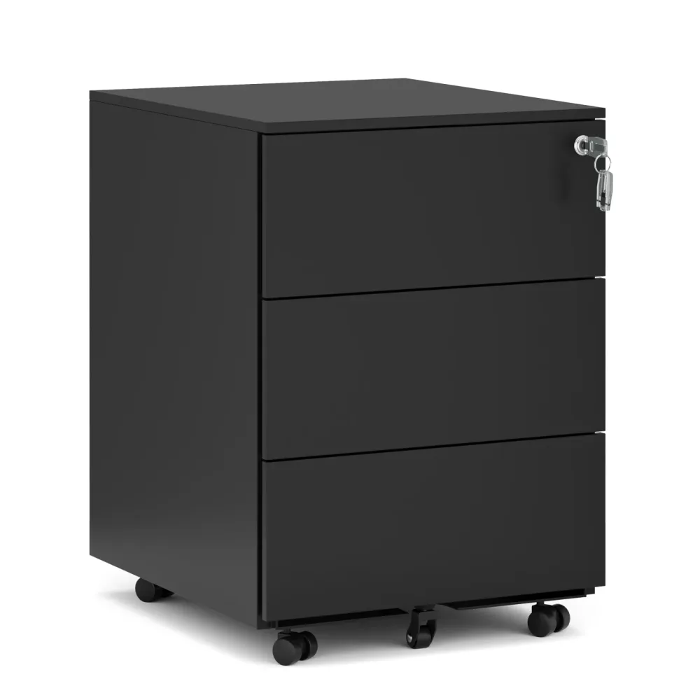 Korpus MULTI 3 Schubladen schwarz