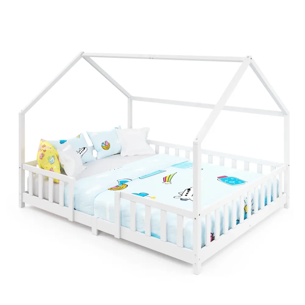 Kinderbett MAISON 160 x 200 cm weiss