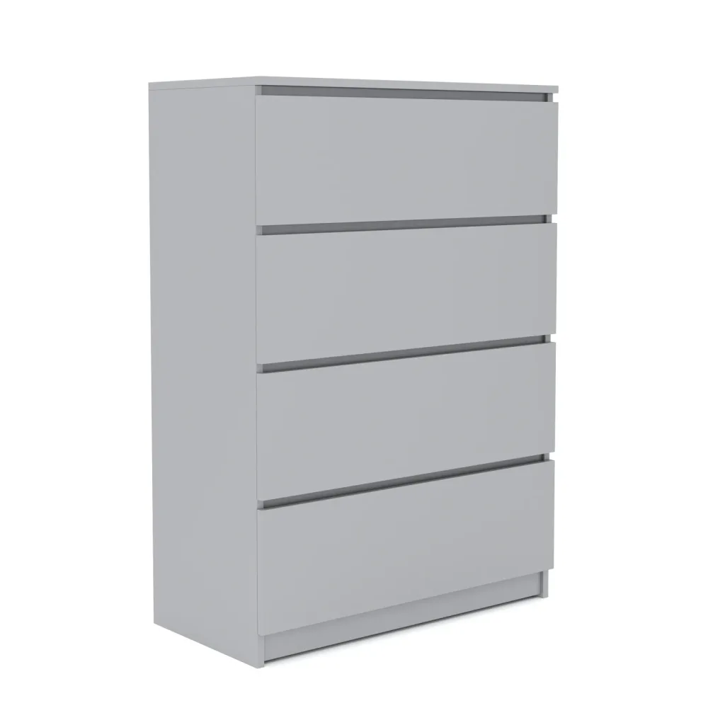 Kommode TALA 4 Schubladen 70 x 100 cm grau