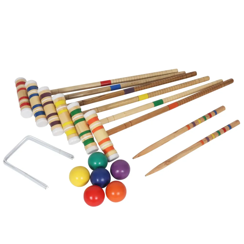 Krocket Spiel Set für 6 Personen