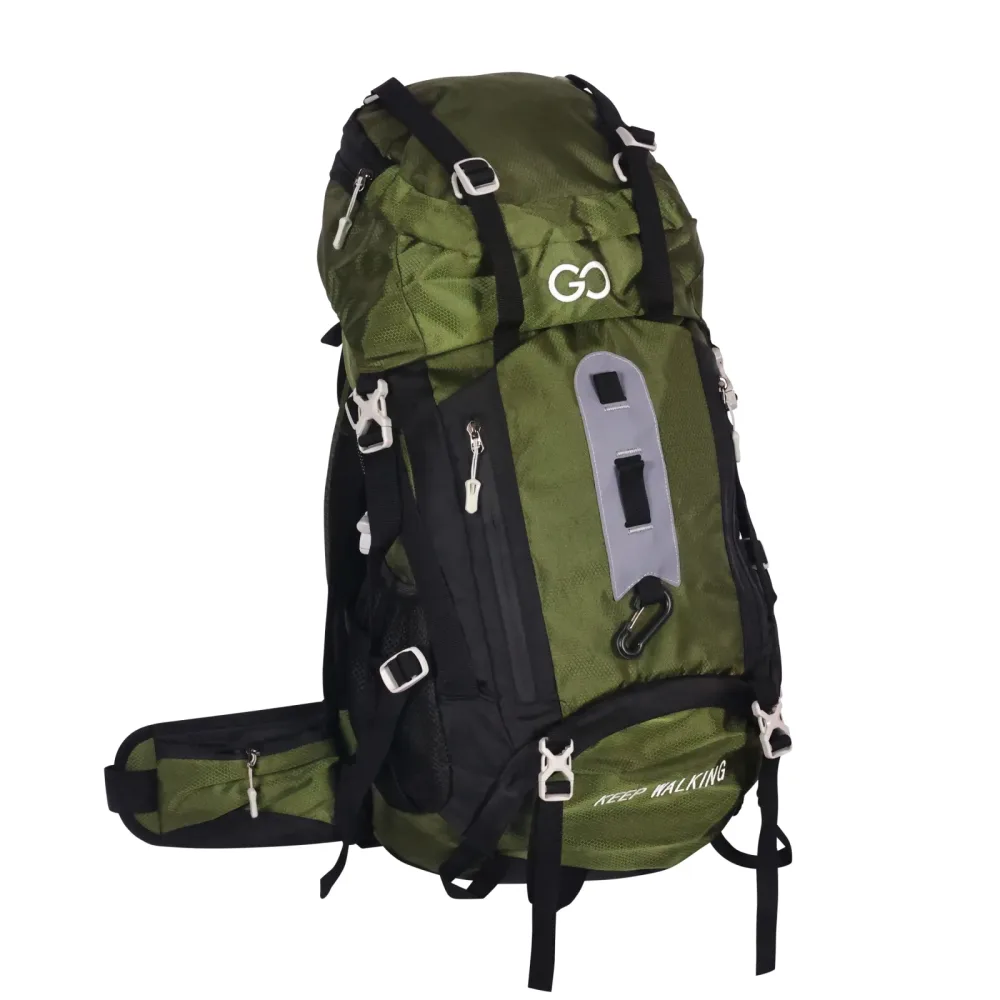 Wanderrucksack wasserdicht ALBIS 60L khaki