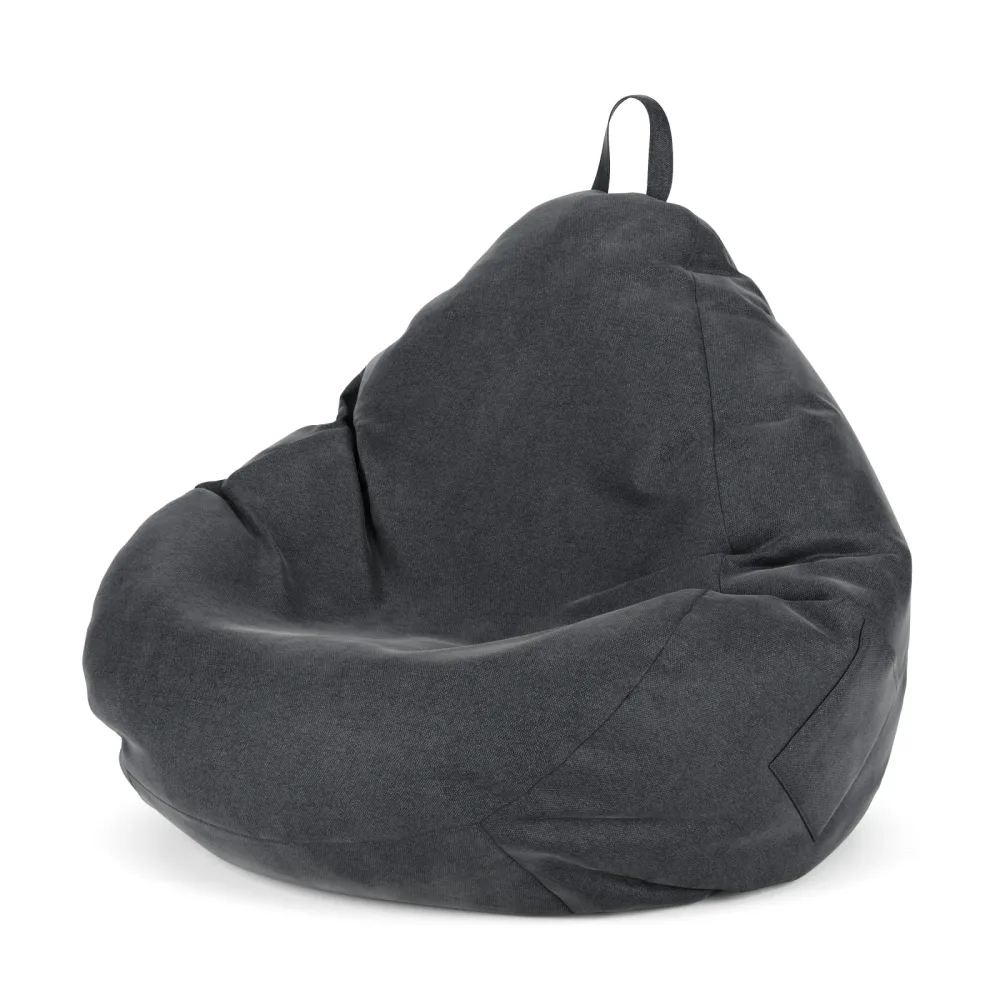 Sitzsack DROP 90 x 110 cm anthrazit