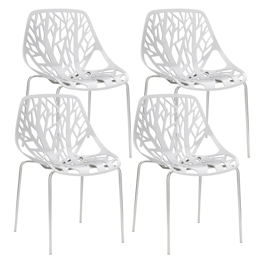 Esszimmerstuhl JANO 4er Set weiss