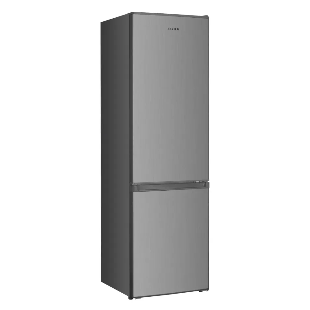 Kühlschrank mit Gefrierer 260L silbergrau