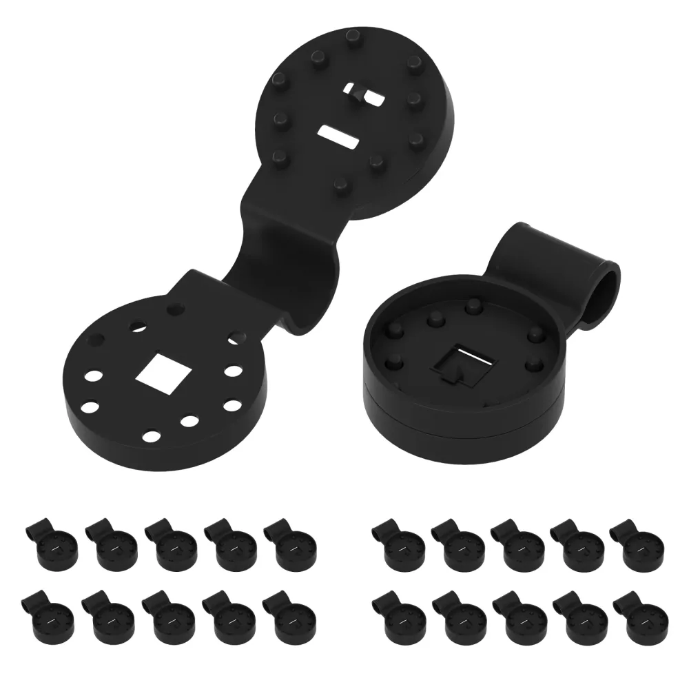 Befestigungsclip Set 20 Stk. schwarz