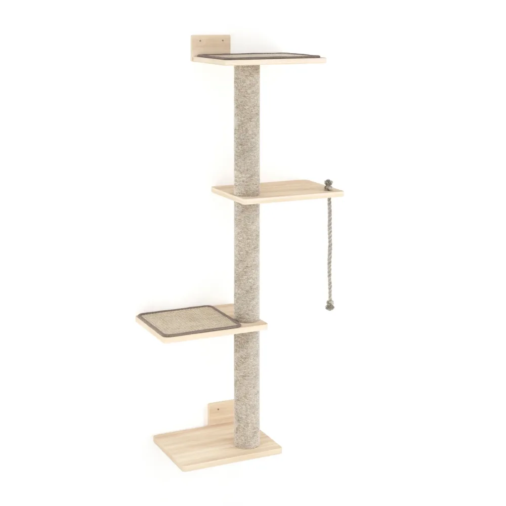 Katzenbaum zur Wandmontage DORIS 127 cm