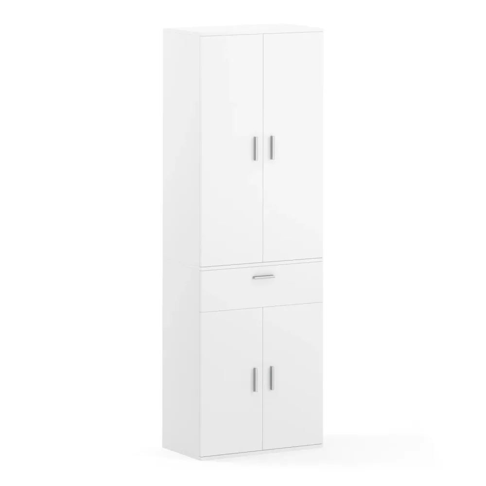 Büroschrank RAKEL 60 x 180 cm weiss