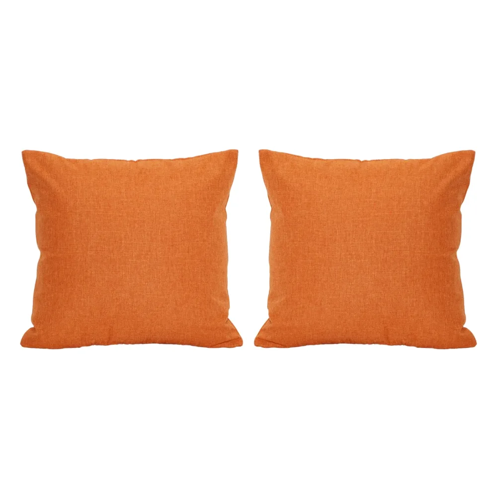 Kissenbezug LIZA 2er Set 45 x 45 cm orange