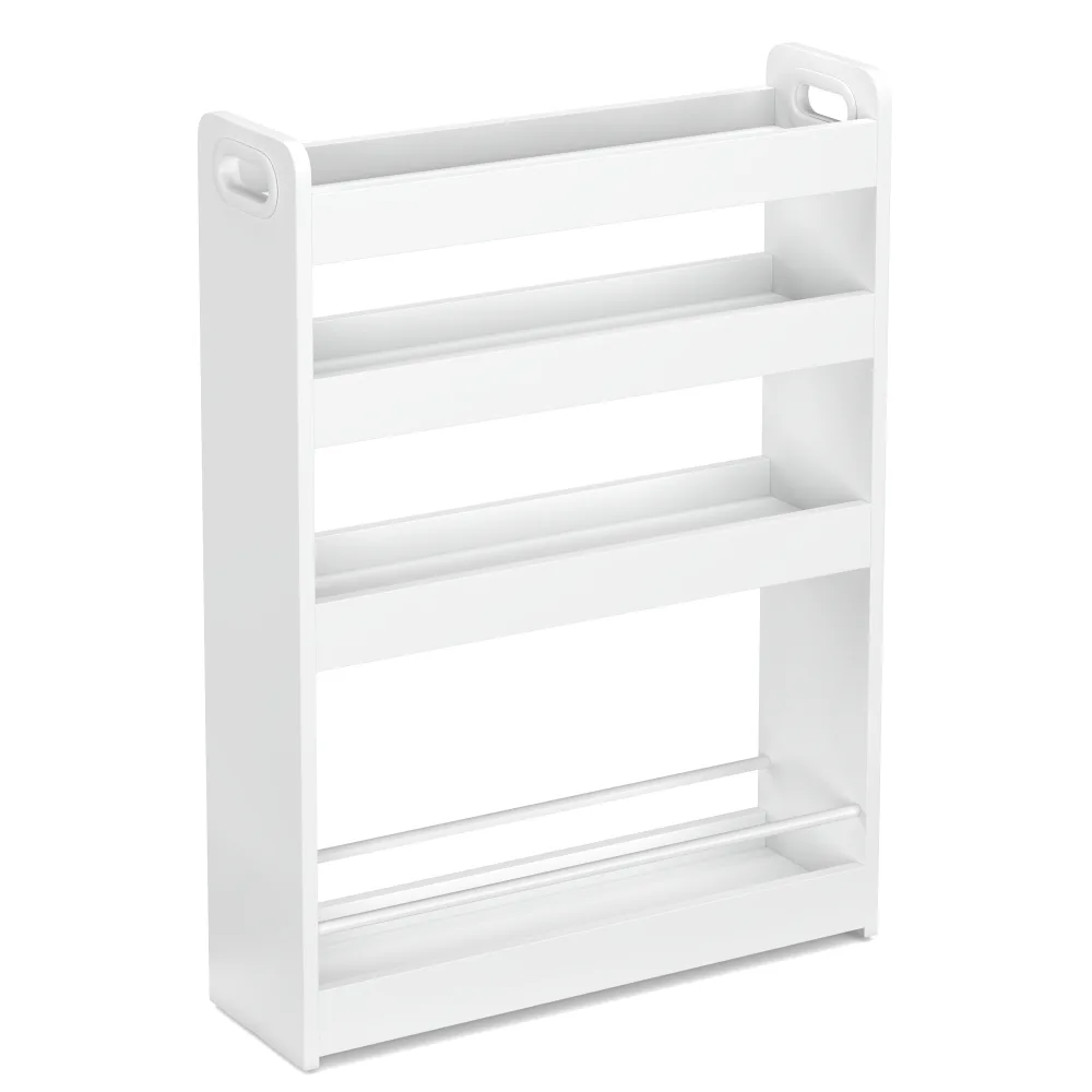 Nischenregal schmal 18 x 60 x 82 cm weiss