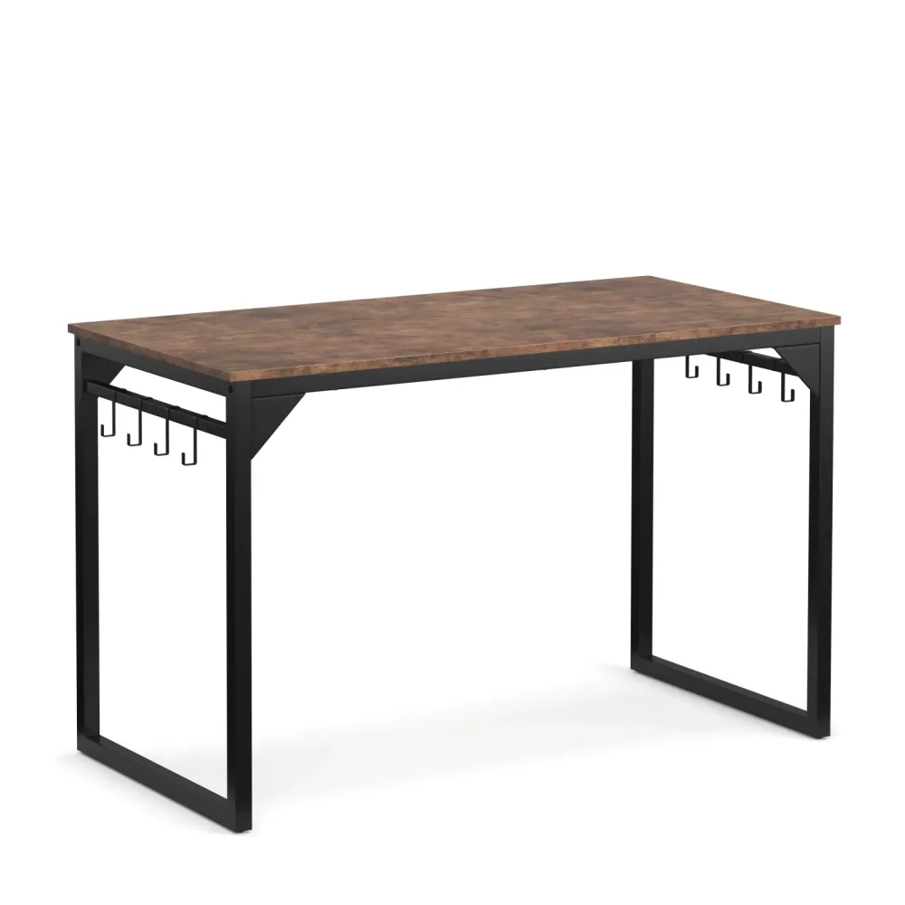 Schreibtisch Vintage BONITA mit 8 Haken 120 x 60 x 75 cm