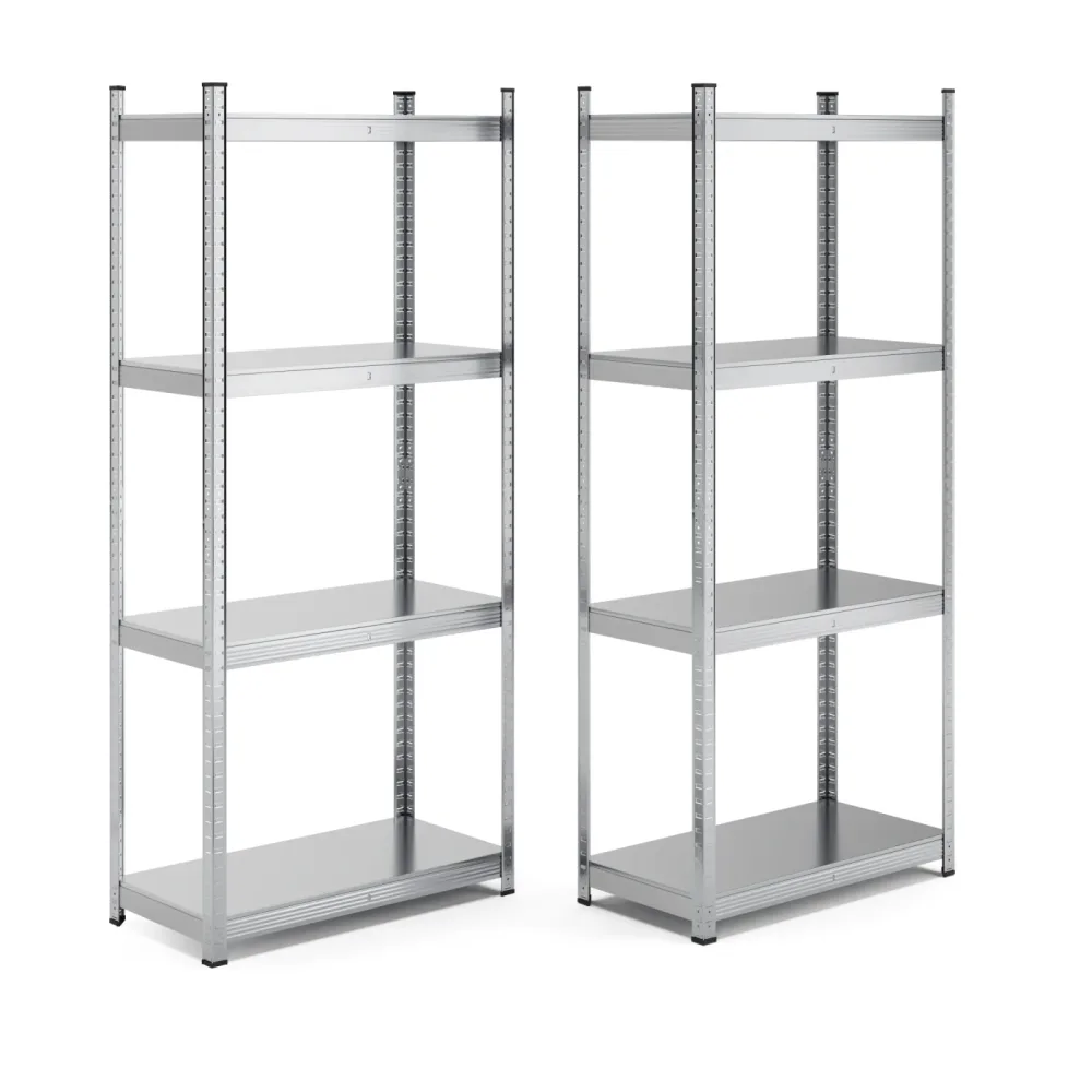 Steckregal Metall 80 x 40 x 180 cm 2er Set