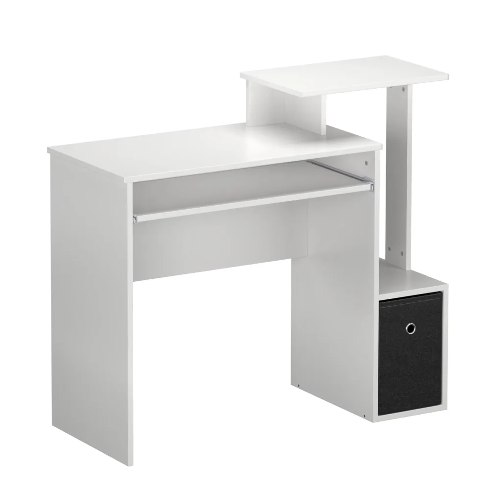 Schreibtisch ARDEN mit Stauraum 99 x 40 x 87 cm weiss