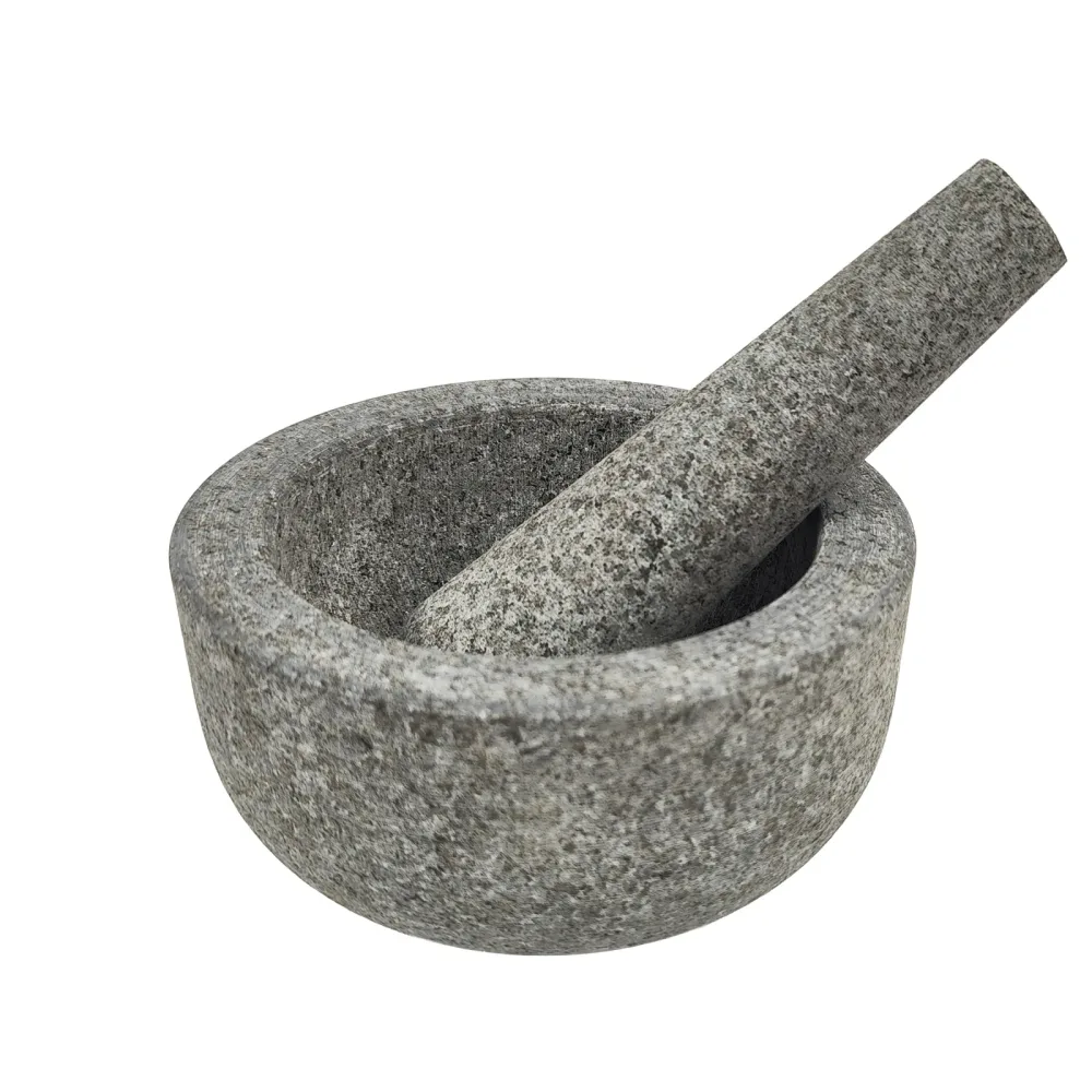 Mörser mit Stössel Marmor 14 x 7 cm