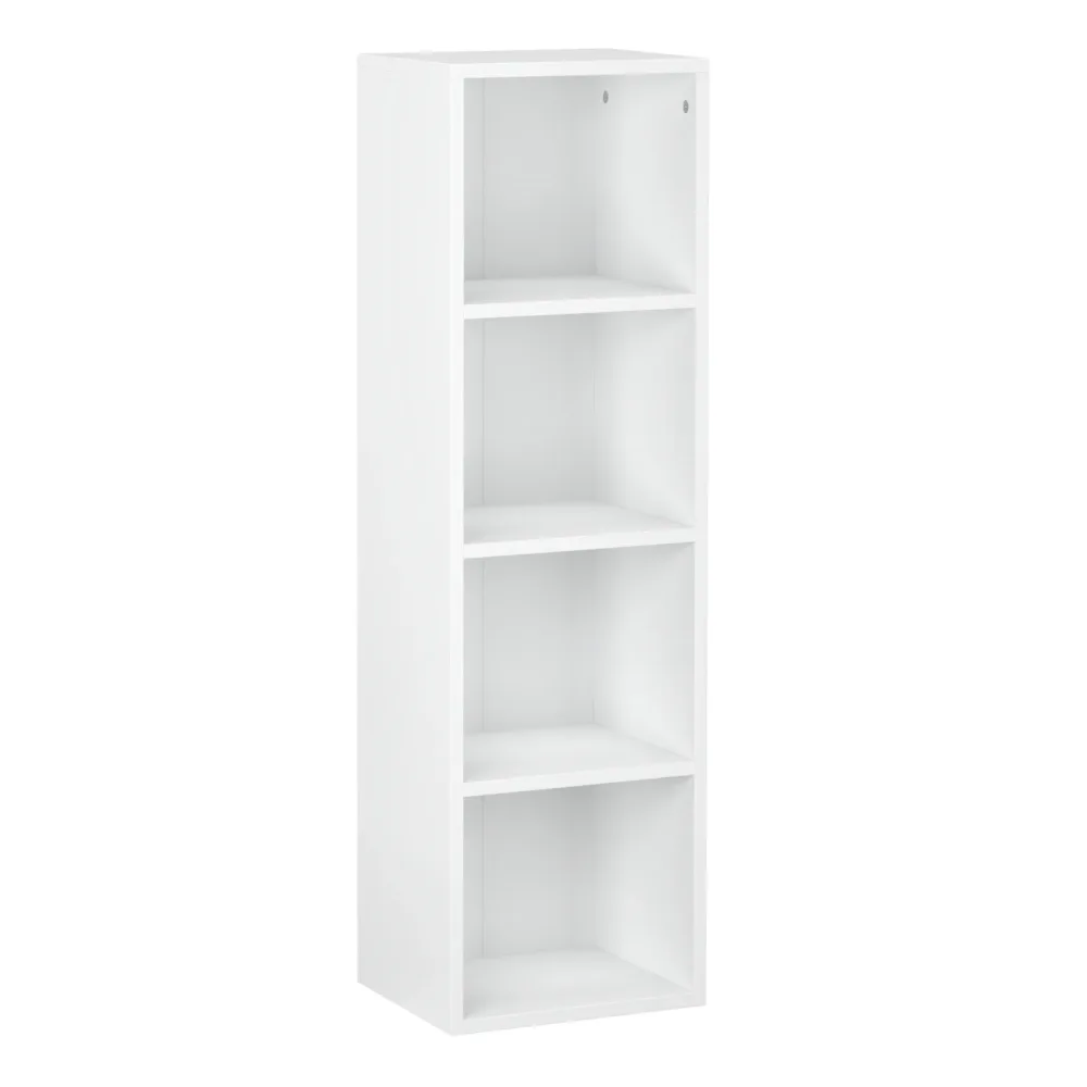 Bücherregal TAINARA 4 Fächer 30 x 106 cm weiss