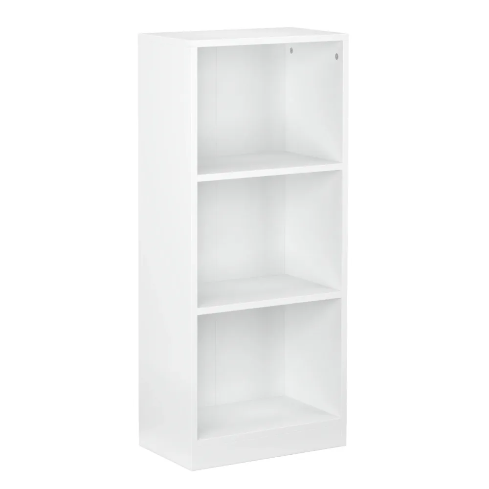 Bücherregal RENATA 3 Fächer 40 x 93 cm weiss