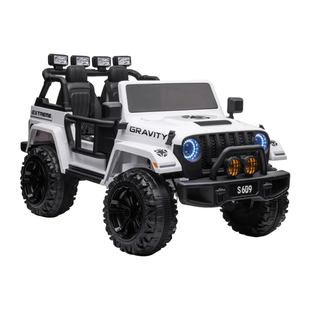 Elektroauto Kinder Off-Roader weiss