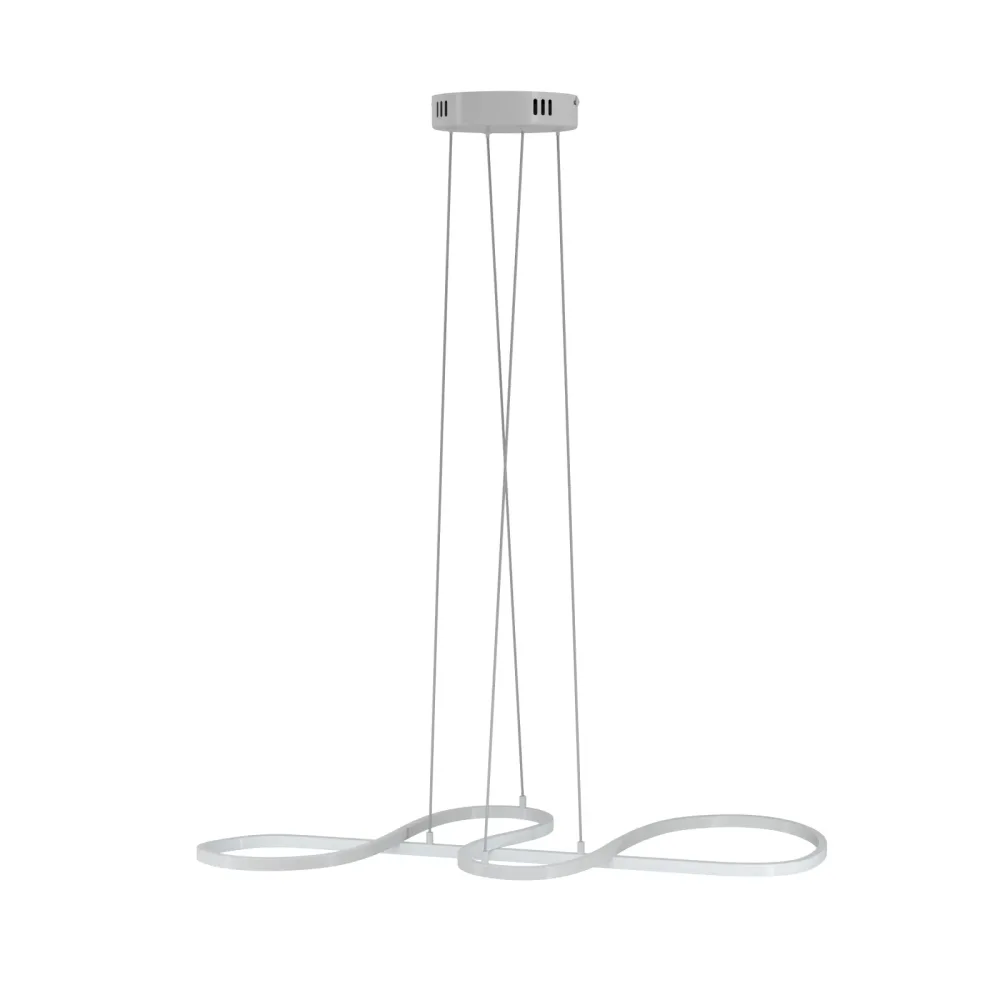 LED Hängelampe SVIT 75 x 32 cm weiss