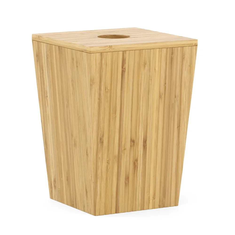 Abfalleimer Bambus 6L