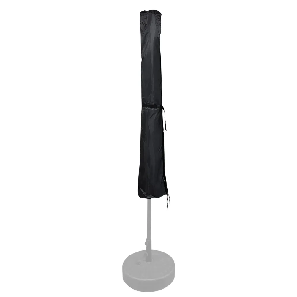 Abdeckplane für Sonnenschirm 350 cm schwarz