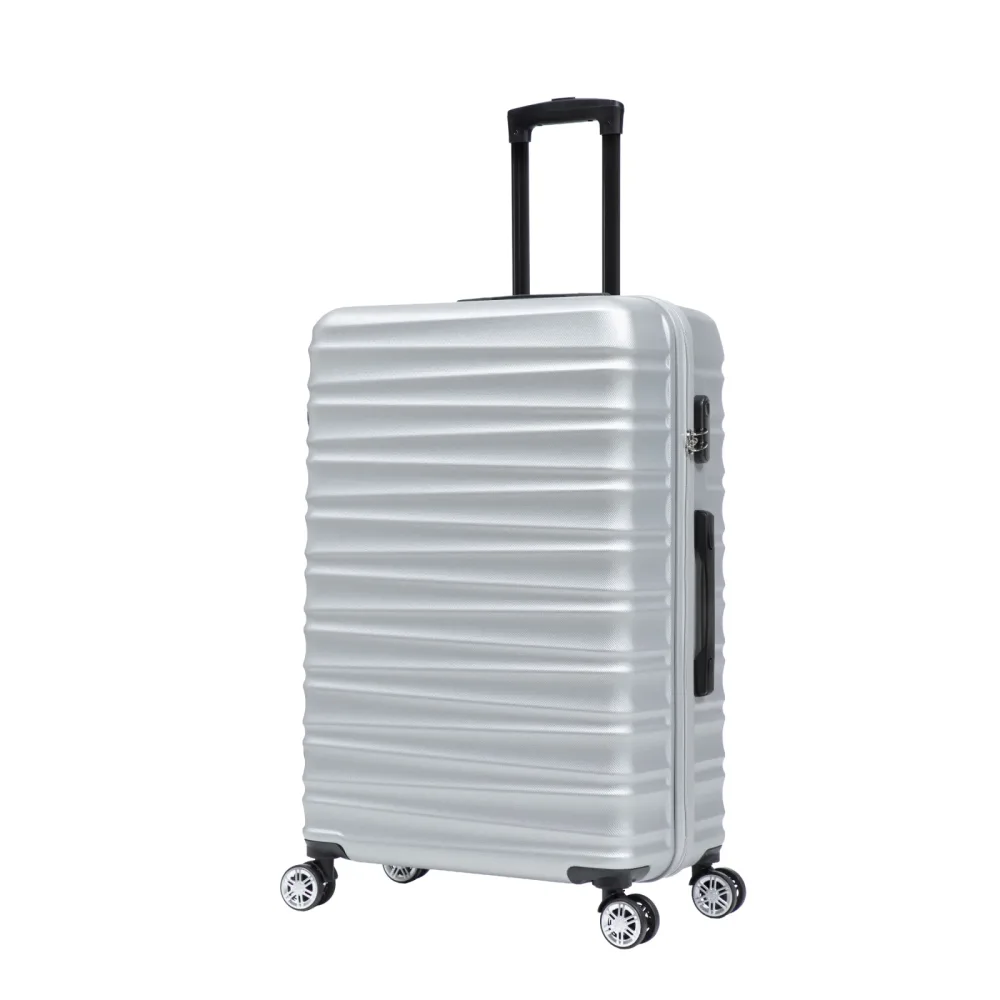 Reisekoffer Hartschalenkoffer DUNE Grösse XL silber