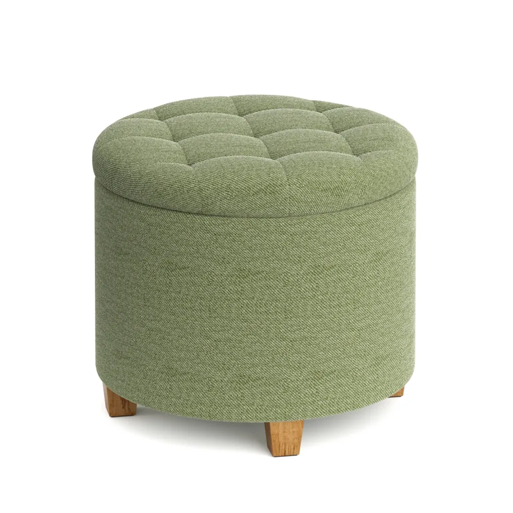 Sitzhocker mit Stauraum RIM hellgrün