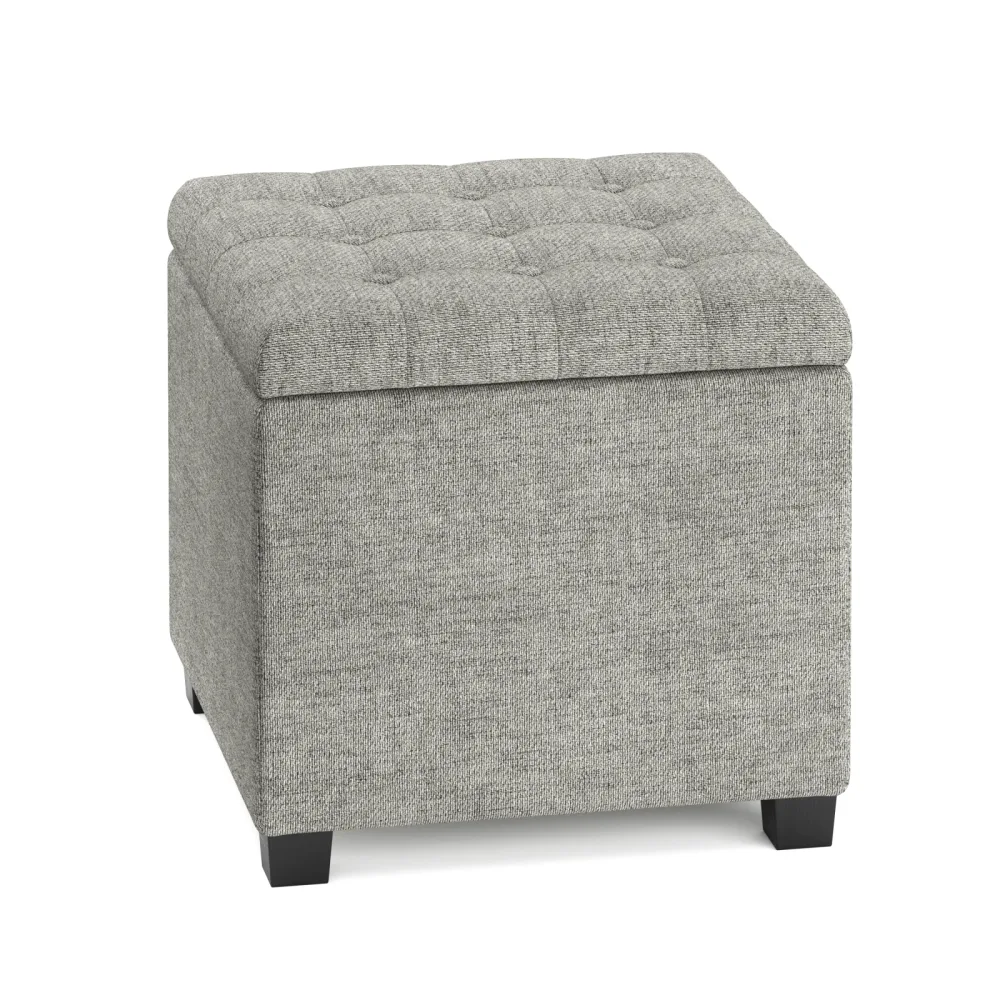 Sitzhocker mit Stauraum LIM grau