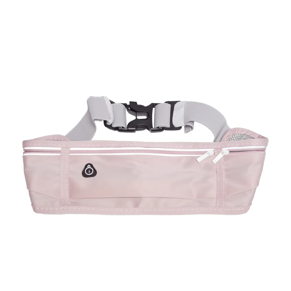 Laufgürtel 3 Fächer 65 - 120 cm rosa
