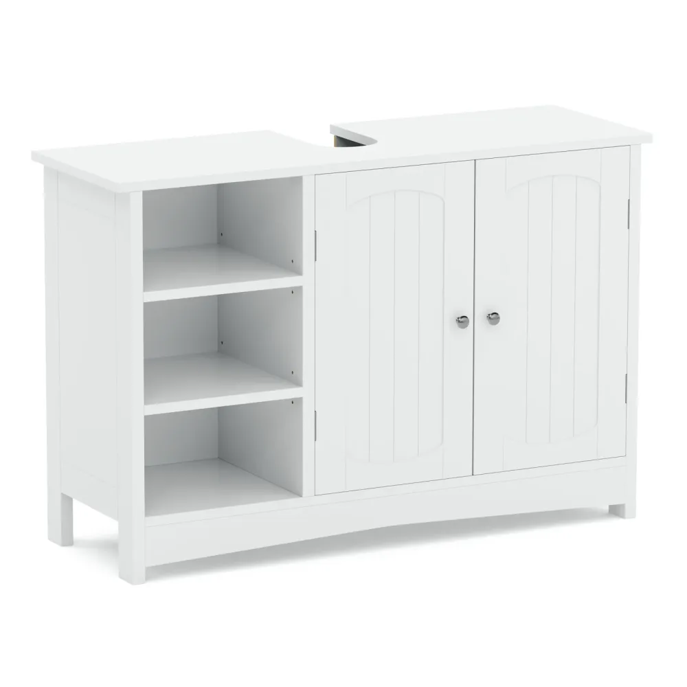 Waschbeckenunterschrank FONTANA 90 x 30 x 60 cm weiss