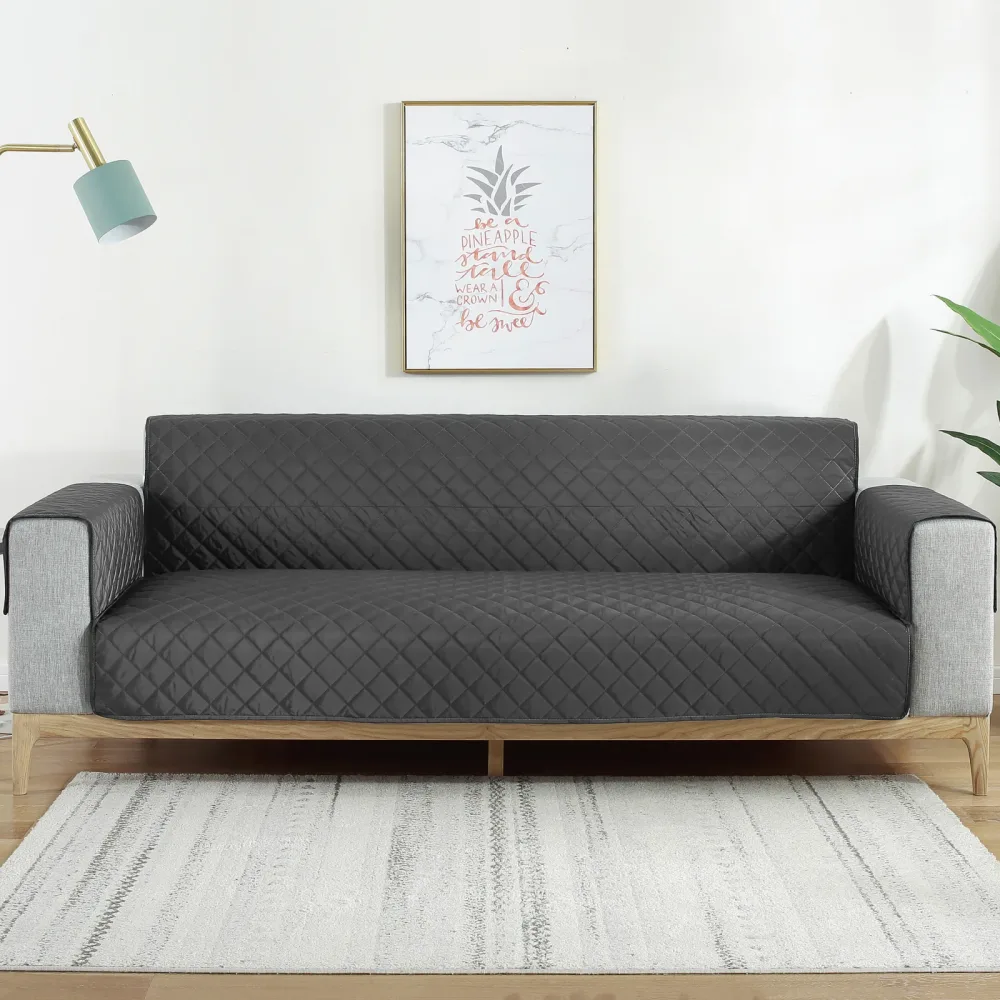 Sofaschoner 2-Sitzer 205 x 230 cm anthrazit