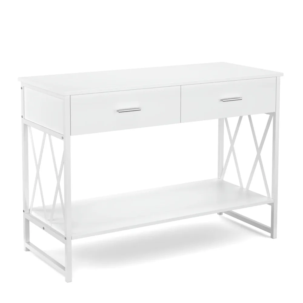 Konsolentisch ASHER 107 x 76 cm weiss