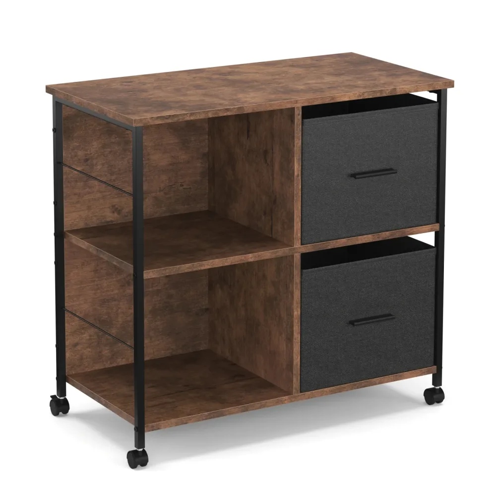Korpus Vintage BONITA 74 x 69 x 38 cm 2 Stoffschubladen