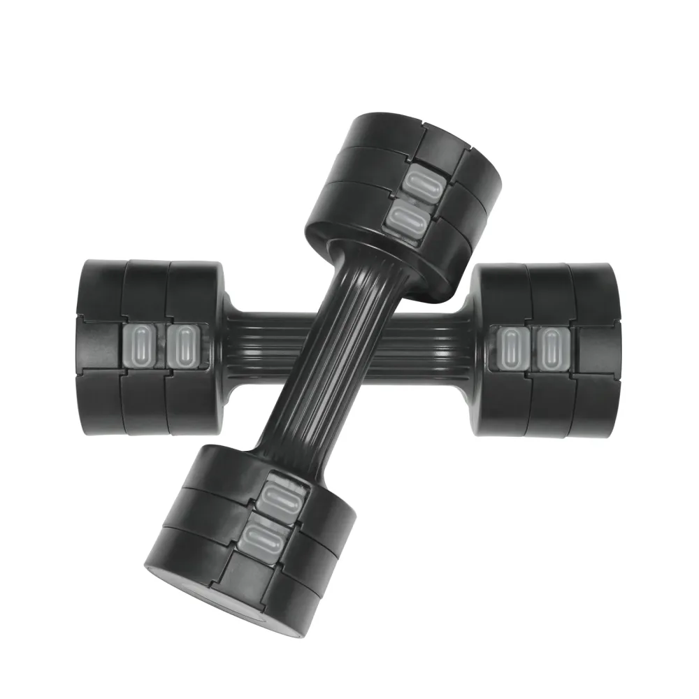 Kurzhantel verstellbar 2 x 1 - 2.5 kg schwarz