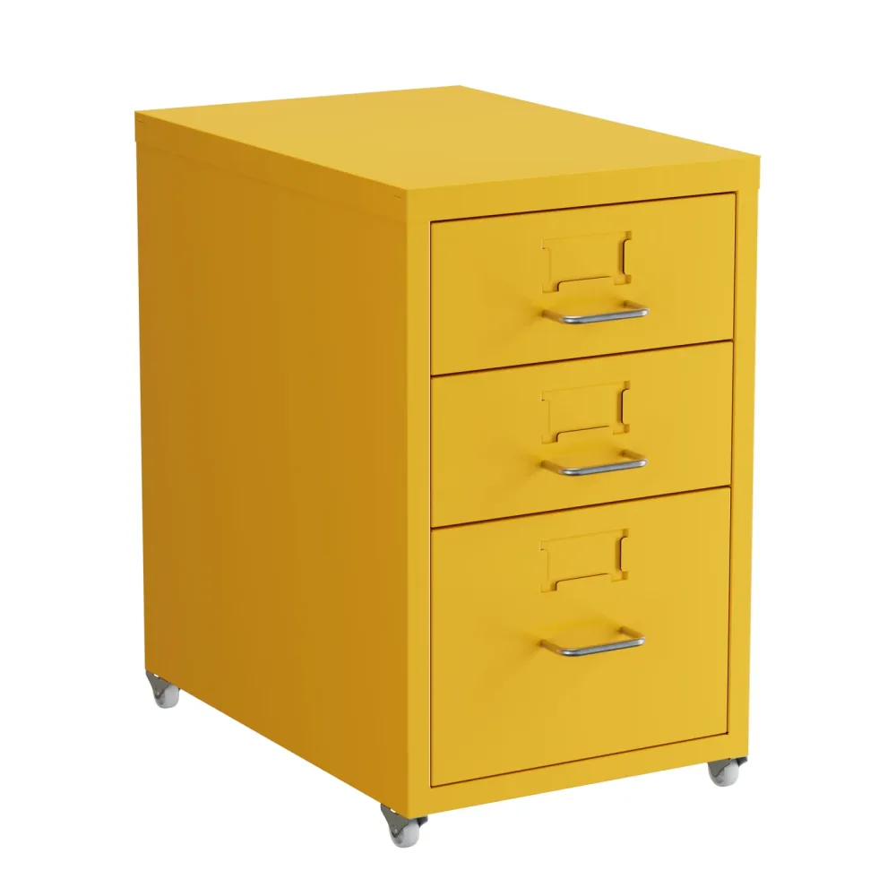 Korpus CUBIX 3 Schubladen gelb
