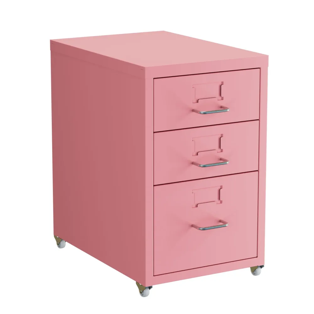 Korpus CUBIX 3 Schubladen rosa