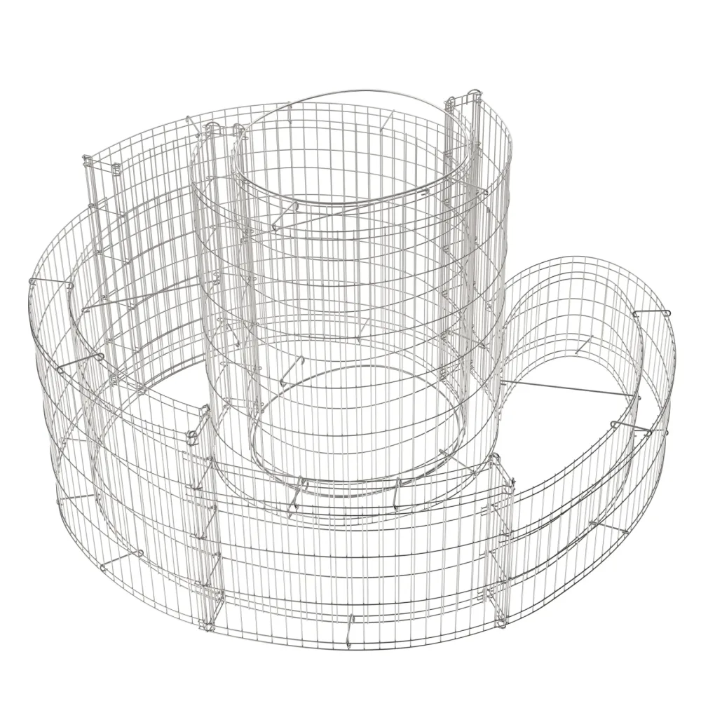 Gabione Kräuterspirale 90 x 110 x 60 cm