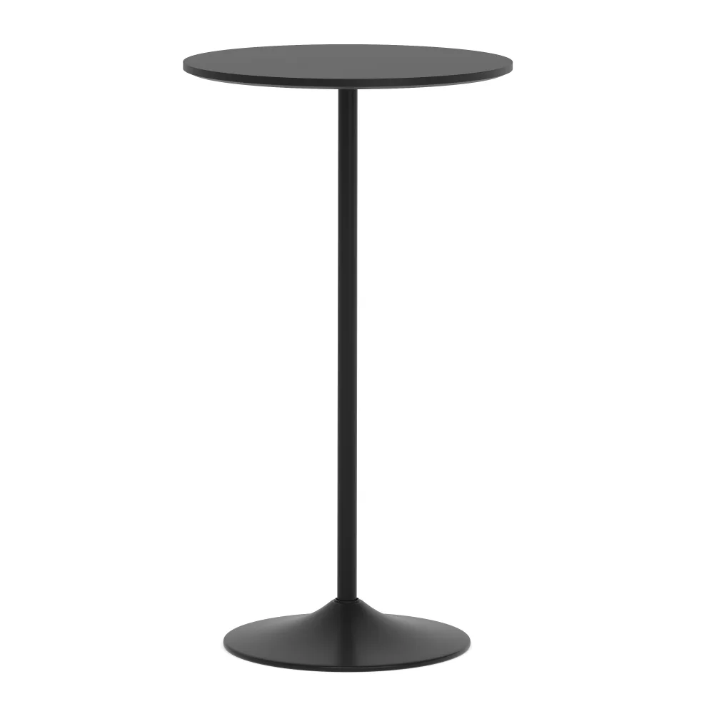 Bistrotisch Stehtisch VINCENCO rund 60 x 105 cm schwarz