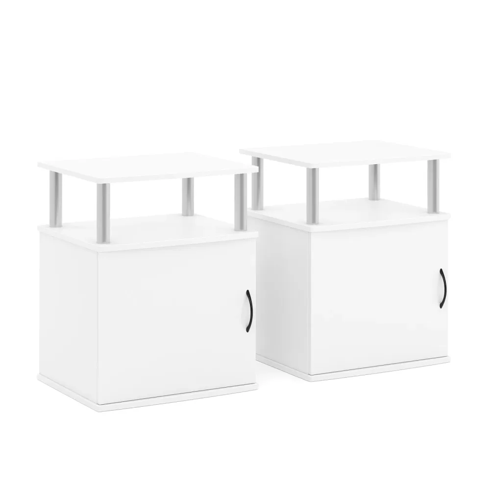 Nachttisch MODO 48 x 61 cm 2er Set weiss