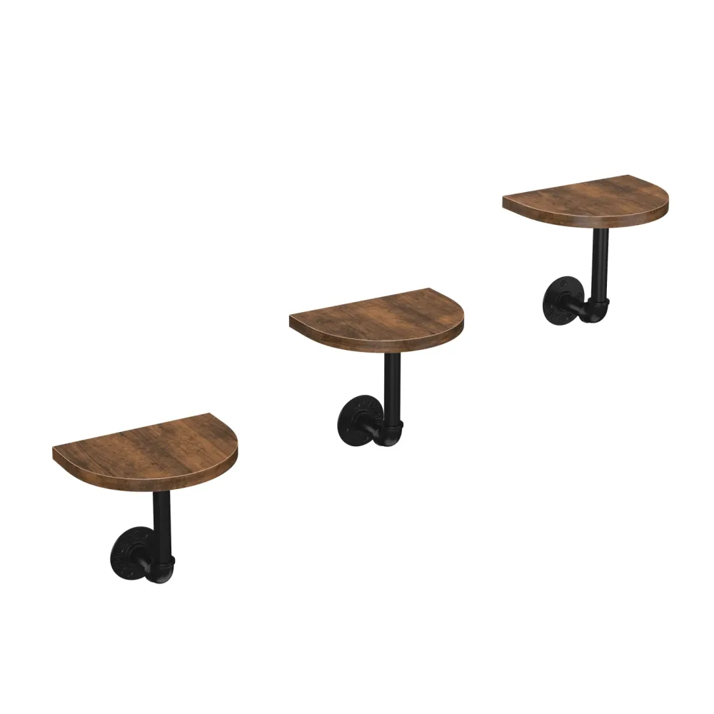 Wandregal Industrial METROPOLITAN 3er Set 20 x 15 x 18 cm