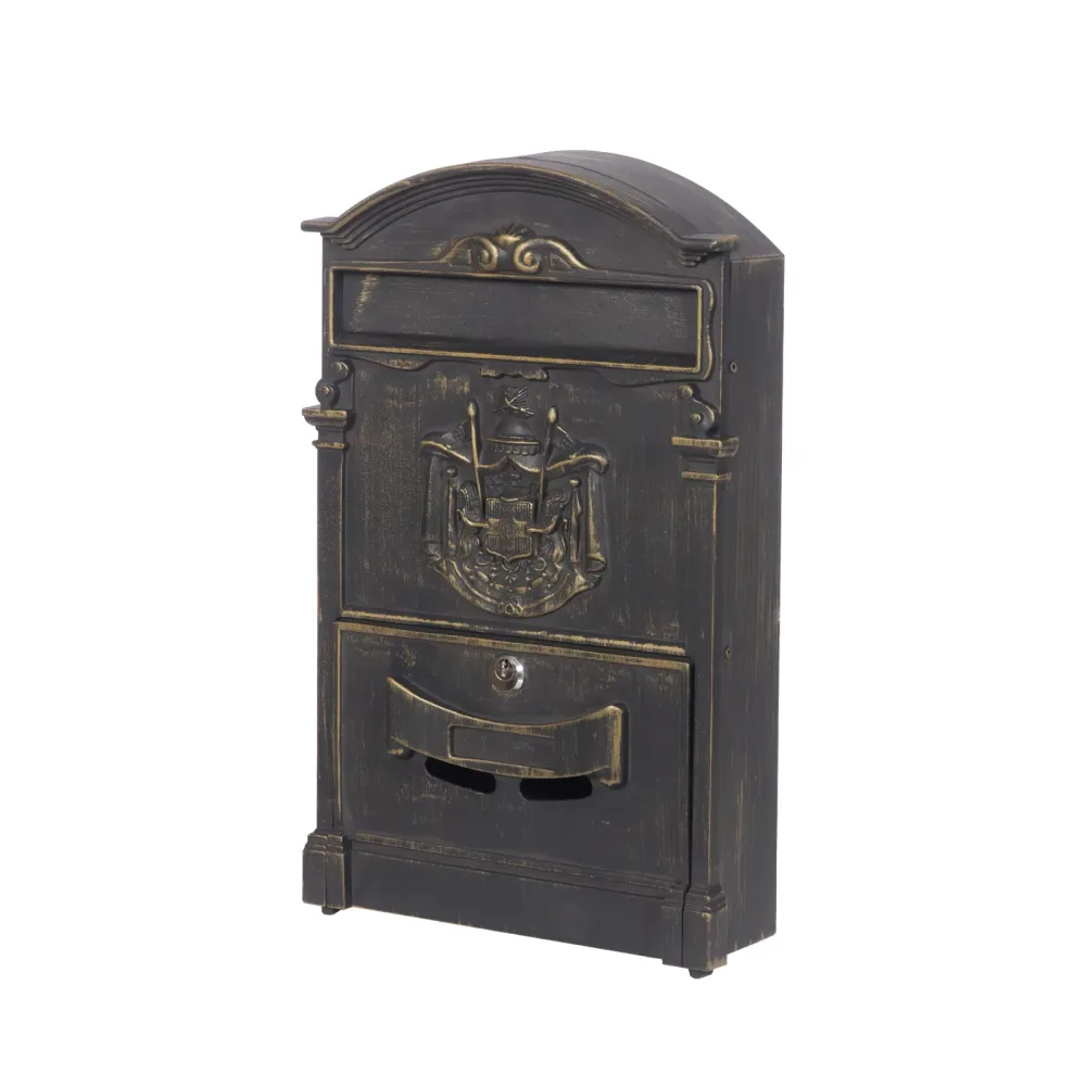 Briefkasten 42 x 26 cm bronze