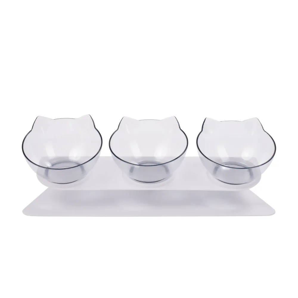 Fressnapf Set mit Neigung 300 ml 4-teilig weiss