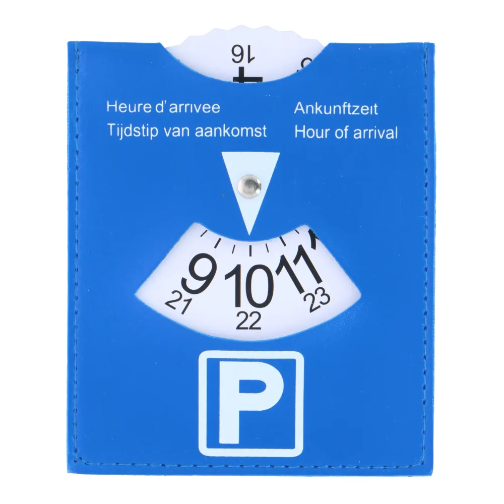 Parkscheibe 12 x 19 cm blau