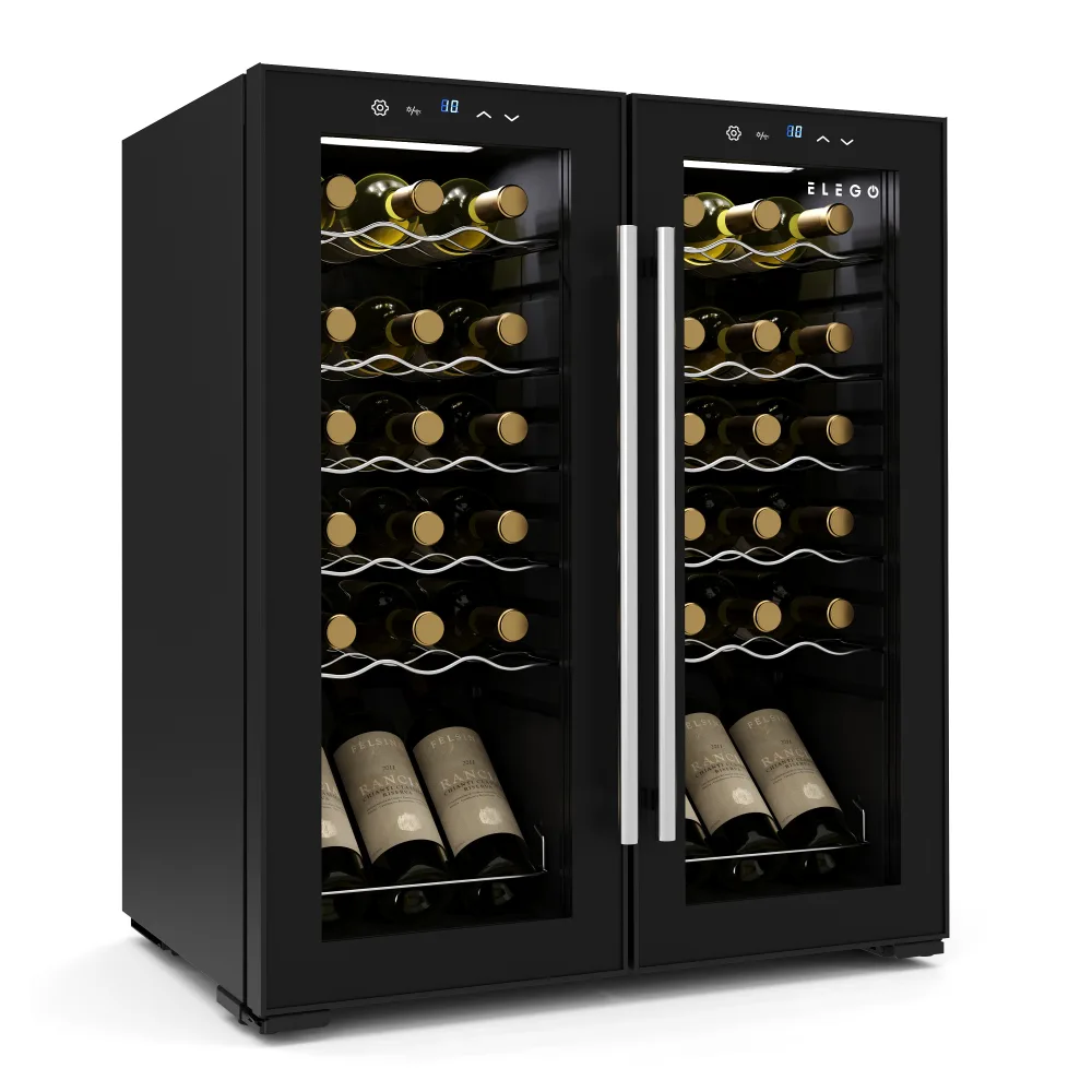 Weinkühlschrank 2 Zonen 36 Flaschen
